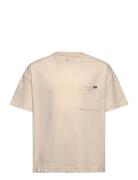 Helier Jersey Ss Sport T-Kortærmet Skjorte Beige Converse