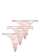 3-Pack String R G-streng Undertøj Multi/patterned Hunkemöller