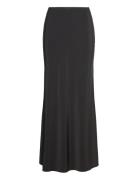 Ally Long Skirt Lang Nederdel Black Marville Road