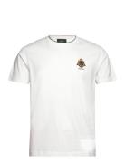Heritage Logo Tee Tops T-Kortærmet Skjorte White Hackett London
