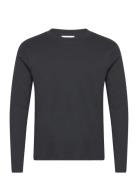 Premium Cotton T-Shirt Tops T-shirts & Tops Long-sleeved Black Mango