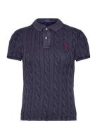 20/2 Cotton-Ssl-Psh Tops Knitwear Jumpers Navy Polo Ralph Lauren