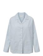 Silja Shirt Tops Shirts Long-sleeved Blue STUDIO FEDER