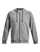 Ua Rival Fleece Fz Hoodie Sport Sweatshirts & Hoodies Hoodies Grey Und...