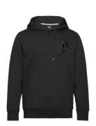 Seeger 134 Tops Sweatshirts & Hoodies Hoodies Black BOSS