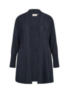 Wa-Samanda Tops Knitwear Cardigans Navy Wasabiconcept