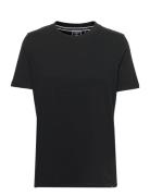 Vintage Logo Emb Tee Tops T-shirts & Tops Short-sleeved Black Superdry