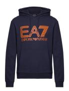 Sweatshirts Tops Sweatshirts & Hoodies Hoodies Navy EA7