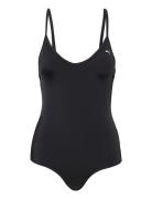 Puma Swim Women V-Neck Crossback Sw Sport Swimsuits Black Puma Swim