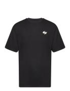 Dptennis Print T-Shirt Tops T-Kortærmet Skjorte Black Denim Project