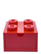 Lego Desk Drawer 4 Home Kids Decor Storage Storage Boxes Red LEGO STOR...
