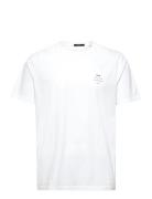 Organic Neuw Band Teee Washed St Tops T-Kortærmet Skjorte White NEUW