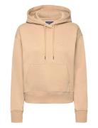 Icon G Essential Hoodie Tops Sweatshirts & Hoodies Hoodies Beige GANT