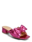 Stiletto Shoes Mules & Slip-ins Flat Mules Pink Sofie Schnoor