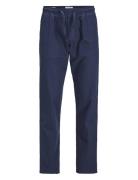 Jpstkane Jjsummer Linen Blend Jogger Sn Bottoms Trousers Casual Navy J...