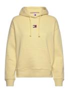 Tjw Bxy Badge Hoodie Tops Sweatshirts & Hoodies Hoodies Yellow Tommy J...