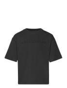 Short Sleeves Tee-Shirt Tops T-Kortærmet Skjorte Black Little Marc Jac...