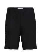Slhloose-Plisse Shorts Ex Bottoms Shorts Chinos Shorts Black Selected ...