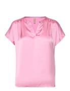 Sc-Thilde Tops T-shirts & Tops Short-sleeved Pink Soyaconcept