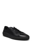 Classic Sneaker -Grained Leather Low-top Sneakers Black S.T. VALENTIN