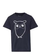 Big Owl T-Shirt - Gots/Vegan Tops T-Kortærmet Skjorte Black Knowledge ...