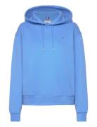 Reg Flag On Chest Hoodie Tops Sweatshirts & Hoodies Hoodies Blue Tommy...