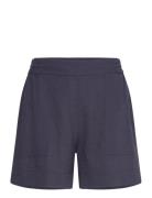 Lineafv Work Shorts Bottoms Shorts Casual Shorts Navy FIVEUNITS