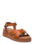 Kamila Shoes Summer Shoes Platform Sandals Brown Roxy