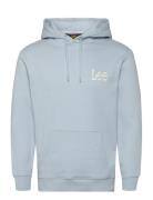 Core Hoodie Tops Sweatshirts & Hoodies Hoodies Blue Lee Jeans