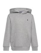 Fleece Hoodie Tops Sweatshirts & Hoodies Hoodies Grey Ralph Lauren Kid...