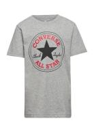 Cnvb Chuck Patch Tee Sport T-Kortærmet Skjorte Grey Converse