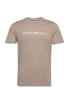 A00015827 057309 Designers T-Kortærmet Skjorte Beige Emporio Armani