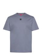 Dalile Designers T-Kortærmet Skjorte Blue HUGO