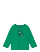 T-Shirt L/S Tops T-shirts Long-sleeved T-Skjorte Green United Colors O...