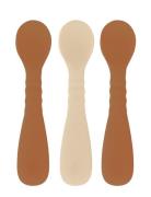 3 Pack Spoon Home Meal Time Cutlery Multi/patterned Mikk-line