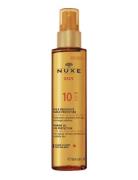 Tanning Sun Oil Spf10 150 Ml Solcreme Krop Nude NUXE