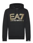 Sweatshirts Tops Sweatshirts & Hoodies Hoodies Black EA7