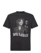 Onsbob Marley Reg Ss Tee Tops T-Kortærmet Skjorte Black ONLY & SONS