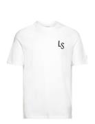 Ls Logo T-Shirt Sport T-Kortærmet Skjorte White Lyle & Scott Sport