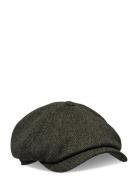 Newsboy Classic Cap Accessories Headwear Flat Caps Khaki Green Wigéns