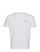 Heavyweight Jersey-Ssl-Tsh Tops T-Kortærmet Skjorte White Polo Ralph L...