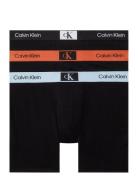 Boxer Brief 3Pk Boxershorts Black Calvin Klein