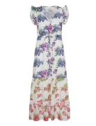 Samoll Midi Dress Sl Maxikjole Festkjole Multi/patterned Lollys Laundr...