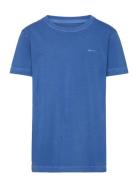 Sunfaded T-Shirt Tops T-Kortærmet Skjorte Blue GANT