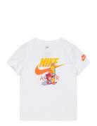 Nkb Nike Air Ss Tee Sport T-Kortærmet Skjorte White Nike