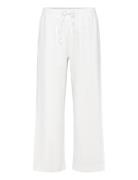Fqlava-Ankle-Pa Bottoms Trousers Wide Leg White FREE/QUENT