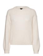 Sweater Selma Tops Knitwear Jumpers White Lindex