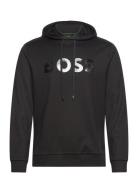 Soody Mirror Sport Sweatshirts & Hoodies Hoodies Black BOSS