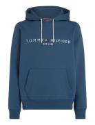 Tommy Logo Hoody Tops Sweatshirts & Hoodies Hoodies Blue Tommy Hilfige...
