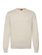 Kanovano Tops Knitwear Round Necks Beige BOSS